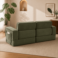 Canapé Convertible Vert Compressé | Achille